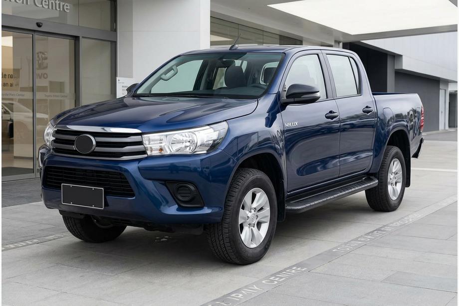 Toyota Hilux 2015- Estribos Laterales Bosphorus Black (2 uds., Aluminio) Image