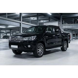 Estribos Laterales Tayga Grey (2 uds., Aluminio) Toyota Hilux 2015- foto 1