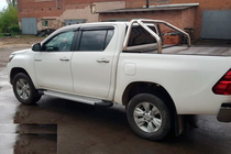 Toyota Hilux 2015- Estribos laterales Allmond Grey (2 uds., aluminio) foto 5