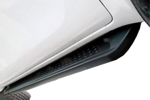 Toyota Hilux 2015- Estribos Laterales Allmond Black (2 uds., Aluminio) foto 7