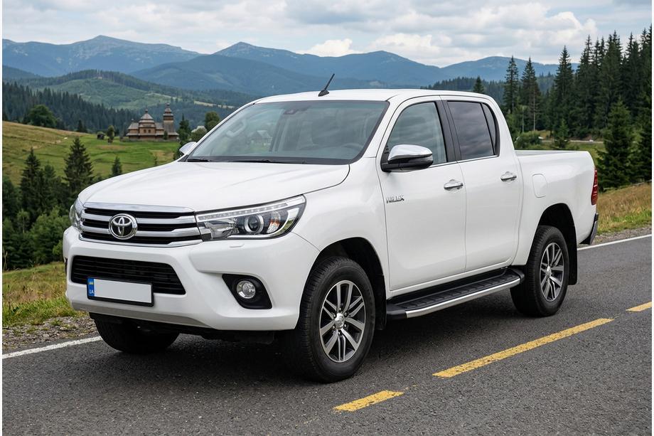 Toyota Hilux 2015- Estribos Laterales Fullmond (2 uds., Aluminio) Image