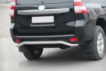 Toyota Land Cruiser Prado 150 2009-2023 Barra Trasera AK008 (Acero Inoxidable) foto 4