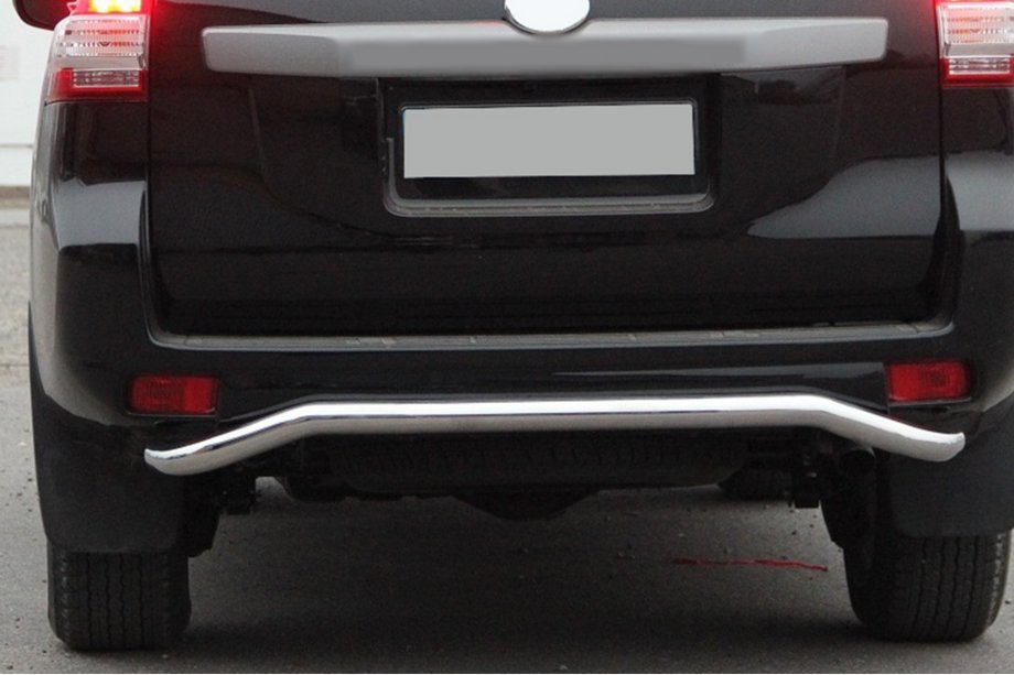 Toyota Land Cruiser Prado 150 2009-2023 Barra Trasera AK008 (Acero Inoxidable) Image
