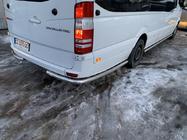 Mercedes Sprinter W906 2006–2018 Tubos laterales detras de la rueda trasera, angulares (2 uds, acero inoxidable) Larga foto 9