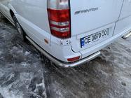 Volkswagen Crafter 2006-2016 Tubos laterales detras de la rueda trasera, angulados (2 uds., acero inoxidable) Larga foto 11