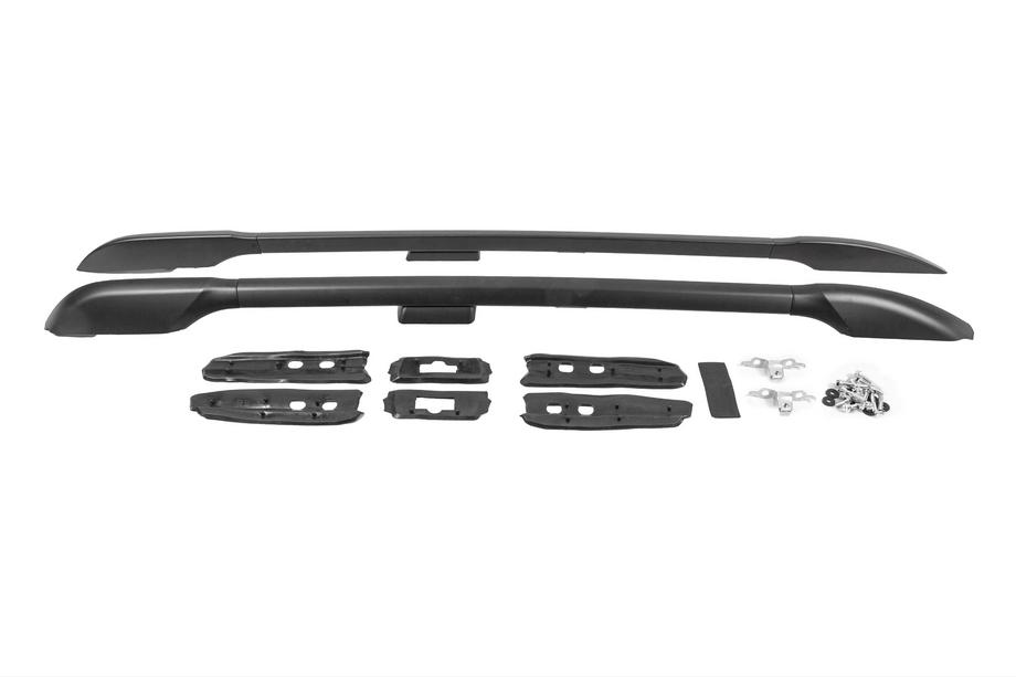 Toyota Land Cruiser Prado 150 2009-2023 Barras de Techo Diseño Original (Negras, 2 uds) Foto 2