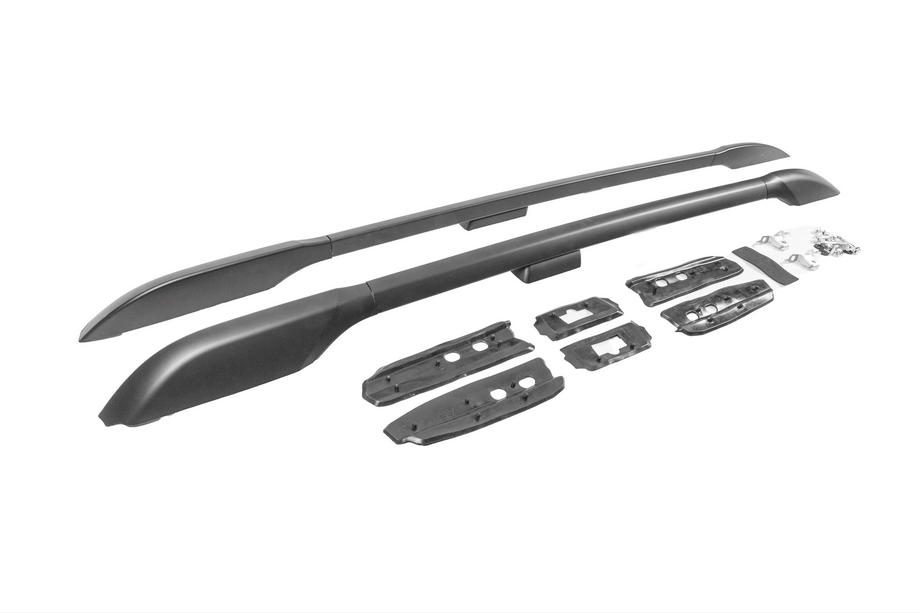 Toyota Land Cruiser Prado 150 2009-2023 Barras de Techo Diseño Original (Negras, 2 uds) Foto 4