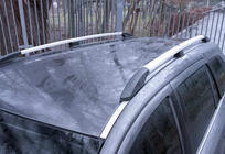 Opel Astra H 2004-2013 Barras de techo de aluminio (Caravan, cromo) foto 4
