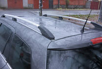 Opel Astra H 2004-2013 Barras de techo de aluminio (Caravan, cromo) foto 5