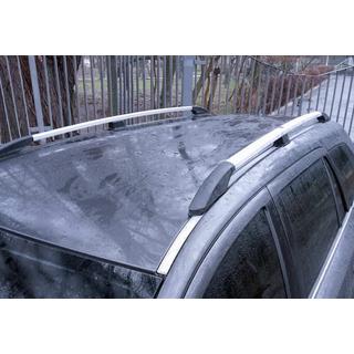Barras de techo de aluminio (Caravan, cromo) Opel Astra H 2004-2013 foto 4
