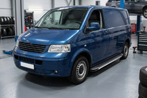 Volkswagen T5 Transporter 2003-2010 Estribos Laterales Maya V1 (2 uds., Aluminio) Batalla Larga foto 1