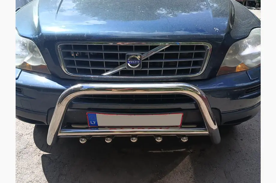 Volvo XC90 2002-2014 Defensa Delantera WT003 (Acero Inoxidable) Foto 3