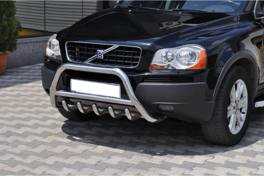 Volvo XC90 2002-2014 Defensa Delantera WT003 (Acero Inoxidable) Foto 4