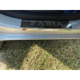 Protectores de umbral Carmos (4 uds., acero inoxidable) Skoda Fabia 2000-2007 foto 2