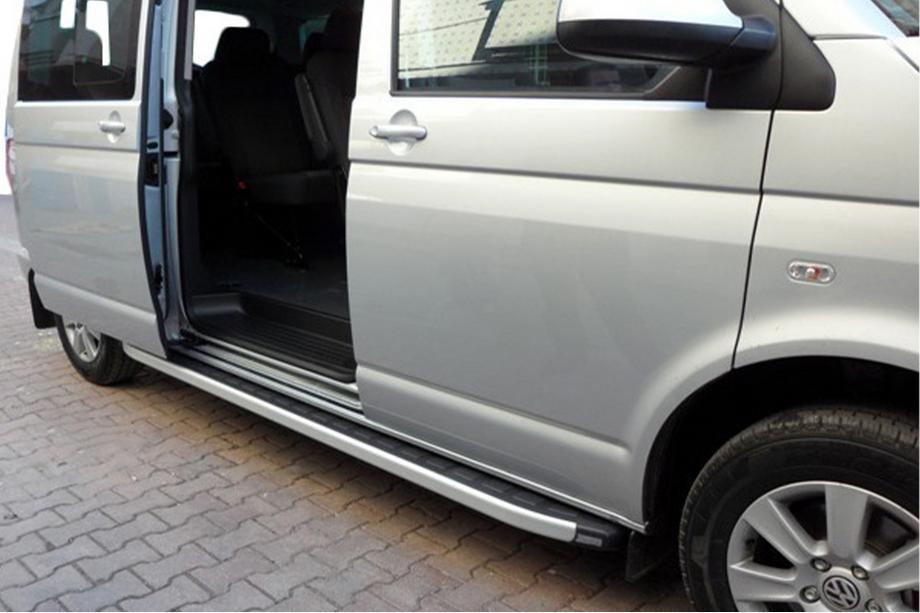 Volkswagen T4 Caravelle/Multivan 1990–2003 Estribos laterales Fullmond (2 uds., aluminio) Batalla Larga Image