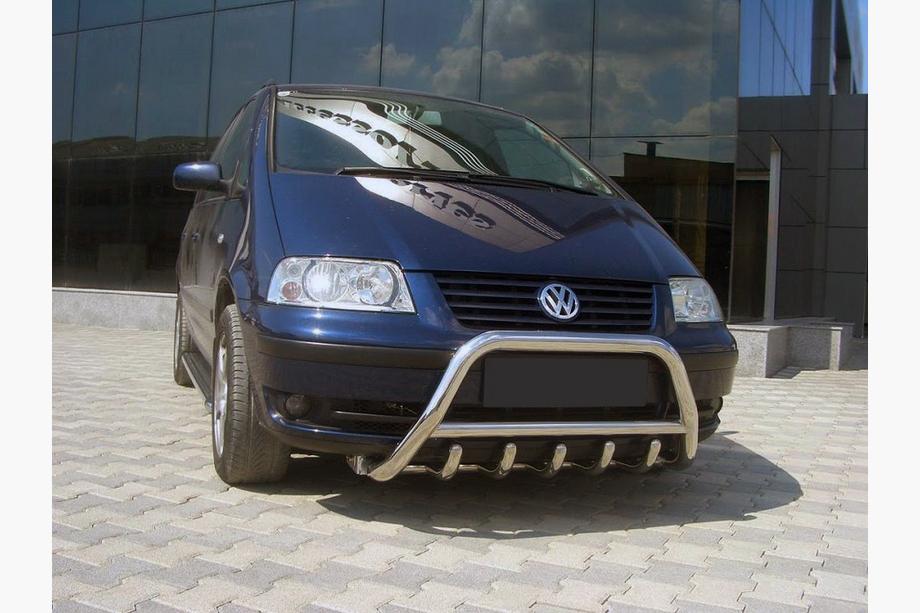 Volkswagen Sharan 2010-2023 Defensa Delantera WT003 (Acero Inoxidable) Image