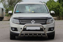 Volkswagen Tiguan 2007-2016 Defensa Delantera WT003 (Acero Inoxidable) foto 2