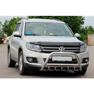 Defensa Delantera WT003 (Acero Inoxidable) Volkswagen Tiguan 2007-2016 foto 1