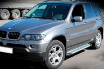 BMW X5 E53 1999–2006 Estribos Laterales Allmond Grey (2 uds, Aluminio) foto 2
