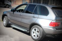 BMW X5 E53 1999–2006 Estribos Laterales Allmond Grey (2 uds, Aluminio) foto 4