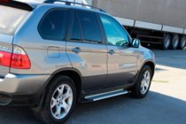 BMW X5 E53 1999–2006 Estribos Laterales Allmond Grey (2 uds, Aluminio) foto 5
