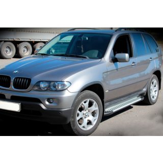 Estribos Laterales Allmond Grey (2 uds, Aluminio) BMW X5 E53 1999–2006 foto 2