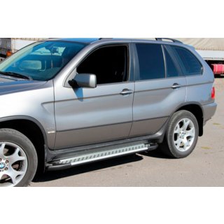 Estribos Laterales Allmond Grey (2 uds, Aluminio) BMW X5 E53 1999–2006 foto 3
