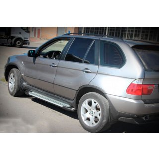 Estribos Laterales Allmond Grey (2 uds, Aluminio) BMW X5 E53 1999–2006 foto 4