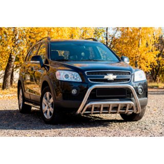 Defensa Delantera WT002 (Acero Inoxidable) Chevrolet Captiva 2006-2019 foto 1