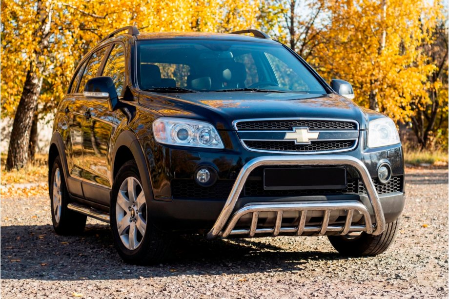 Chevrolet Captiva 2006-2019 Defensa Delantera WT002 (Acero Inoxidable) Image