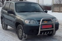 Chevrolet Niva 1998-2020 Defensa Delantera QT007 (Acero Inoxidable) foto 4