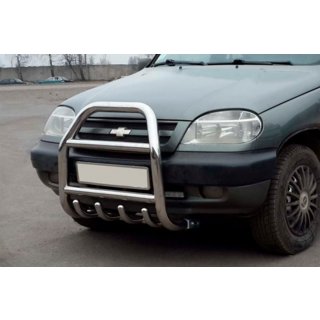 Defensa Delantera QT007 (Acero Inoxidable) foto 1