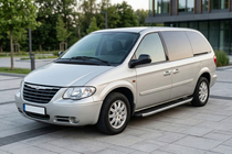 Chrysler Voyager 2001-2007 Estribos Laterales Fullmond (2 uds., Aluminio) foto 1