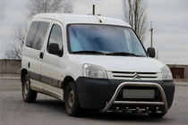 Citroen Berlingo 1996-2008 Defensa Delantera WT003 Acero Inoxidable foto 3
