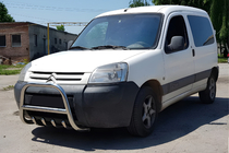 Citroen Berlingo 1996-2008 Defensa Delantera WT003 Acero Inoxidable foto 4