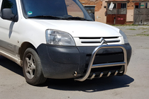 Citroen Berlingo 1996-2008 Defensa Delantera WT003 Acero Inoxidable foto 5