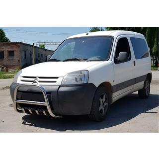 Defensa Delantera WT003 (Acero Inoxidable) Peugeot Partner 1996-2008 foto 2