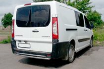 Fiat Scudo 2007-2015 Barra Trasera AK002-Doble (Acero Inoxidable) foto 1