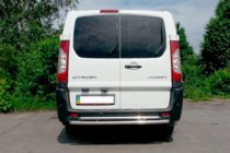Peugeot Expert 2007-2016 Barra Trasera AK-002-Doble (Acero Inoxidable) foto 2