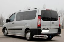 Fiat Scudo 2007-2015 Esquinas traseras AK003-Double (2 uds, acero inoxidable) foto 3