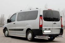 Citroen Jumpy 2007–2017 Esquinas traseras Double (2 uds, acero inoxidable) foto 2