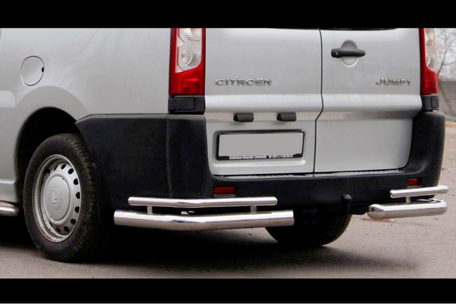 Citroen Jumpy 2007–2017 Esquinas traseras Double (2 uds, acero inoxidable) Image