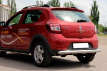 Dacia Sandero 2013-2020 Barra Trasera AK002 (Acero Inoxidable) foto 2