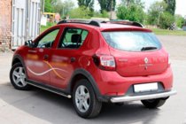 Dacia Sandero 2013-2020 Barra Trasera AK002 (Acero Inoxidable) foto 3