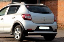 Dacia Sandero 2013-2020 Barra Trasera AK002 (Acero Inoxidable) foto 6