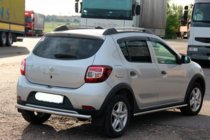 Dacia Sandero 2013-2020 Barra Trasera AK002 (Acero Inoxidable) foto 8