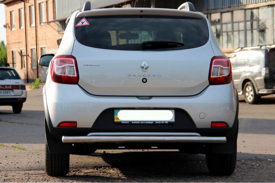 Dacia Sandero 2013-2020 Barra Trasera AK002 (Acero Inoxidable) Foto 7