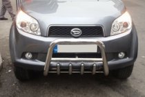 Daihatsu Terios 2006-2017 Defensa Delantera QT006 (Acero Inoxidable) foto 4