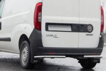 Fiat Doblo II 2010-2022 Esquinas Traseras AK003 (Acero Inoxidable) foto 1