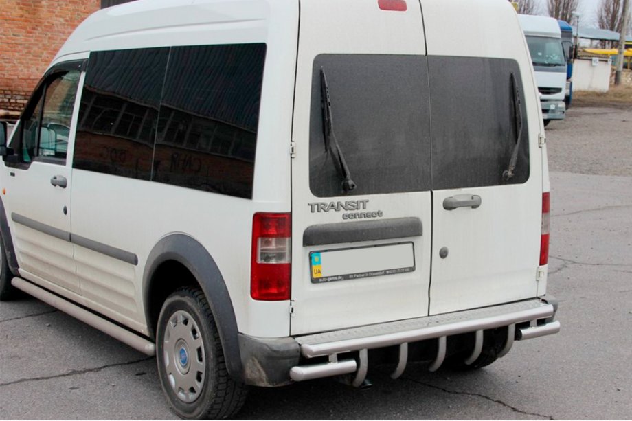 Ford Connect 2006–2009 Barra Trasera AK-design (Acero Inoxidable) Image